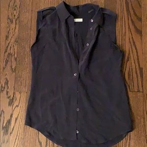 Equipment sleeves silk button down